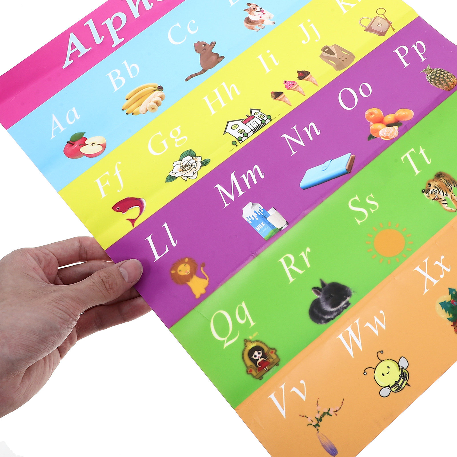 早期教育ポスター 30x40cm 自己粘着式アルファベットチ - Kids Educational Posters のレビューと価格