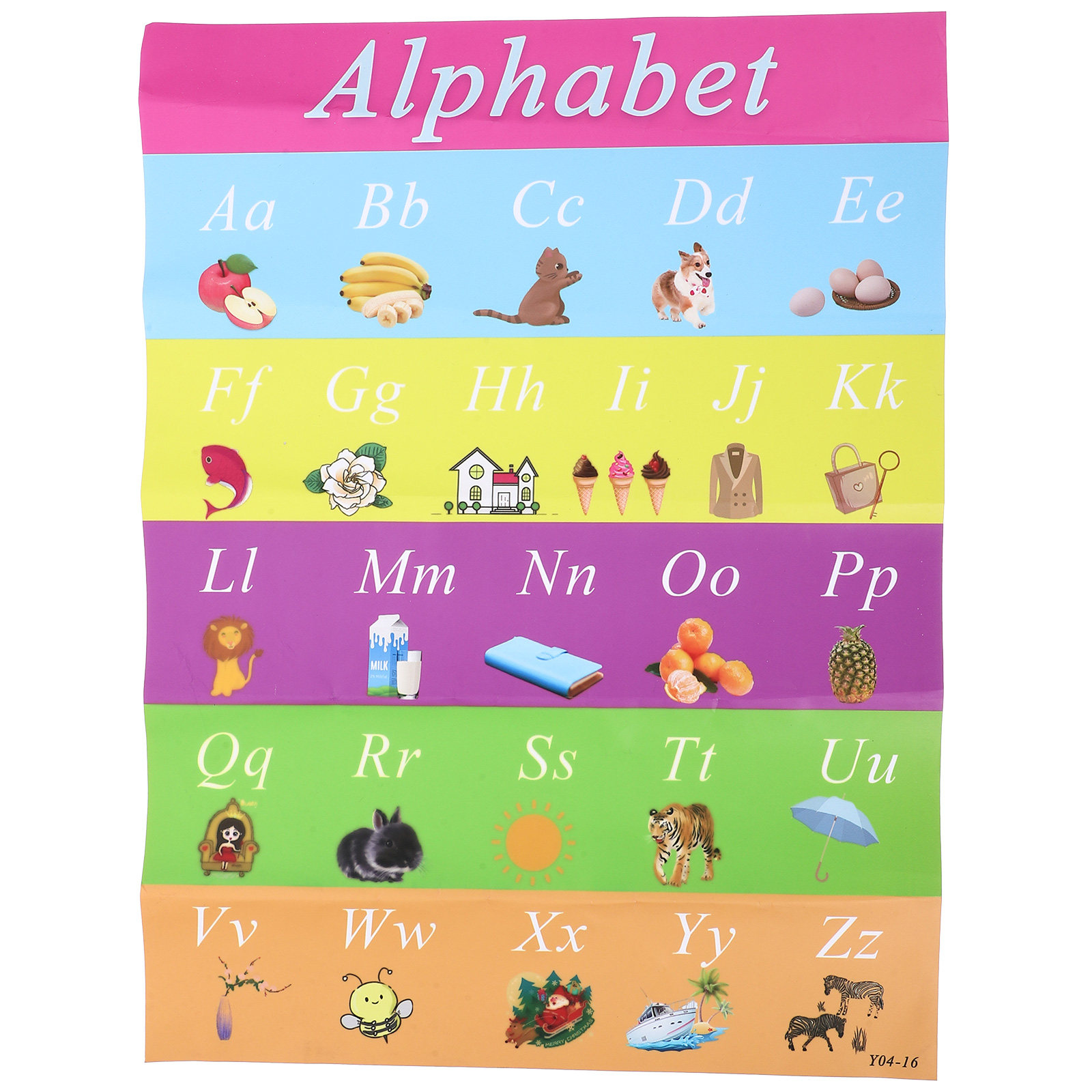 早期教育ポスター 30x40cm 自己粘着式アルファベットチ - Kids Educational Posters のレビューと価格
