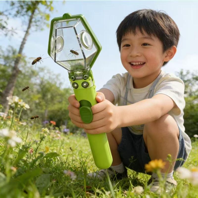 子供用昆虫観察拡大鏡ボックス、教育用虫取り器、2倍拡大鏡、屋 - Kids Outdoor Education のレビューと価格