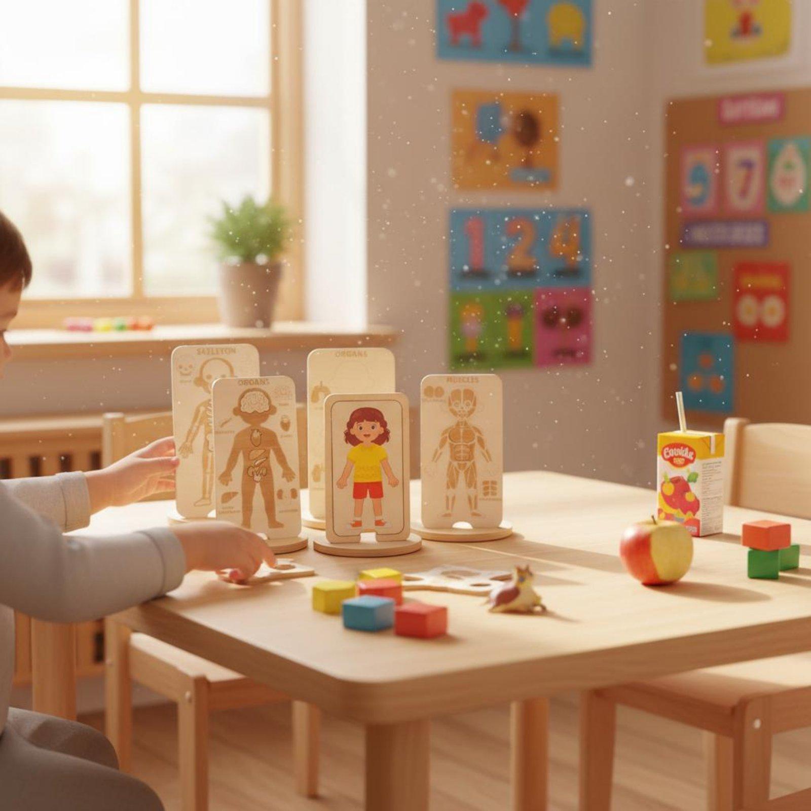 子供向け教育用木製パズル 人体解剖学玩具 子供向け構造学習用 - Human Body Puzzle のレビューと価格