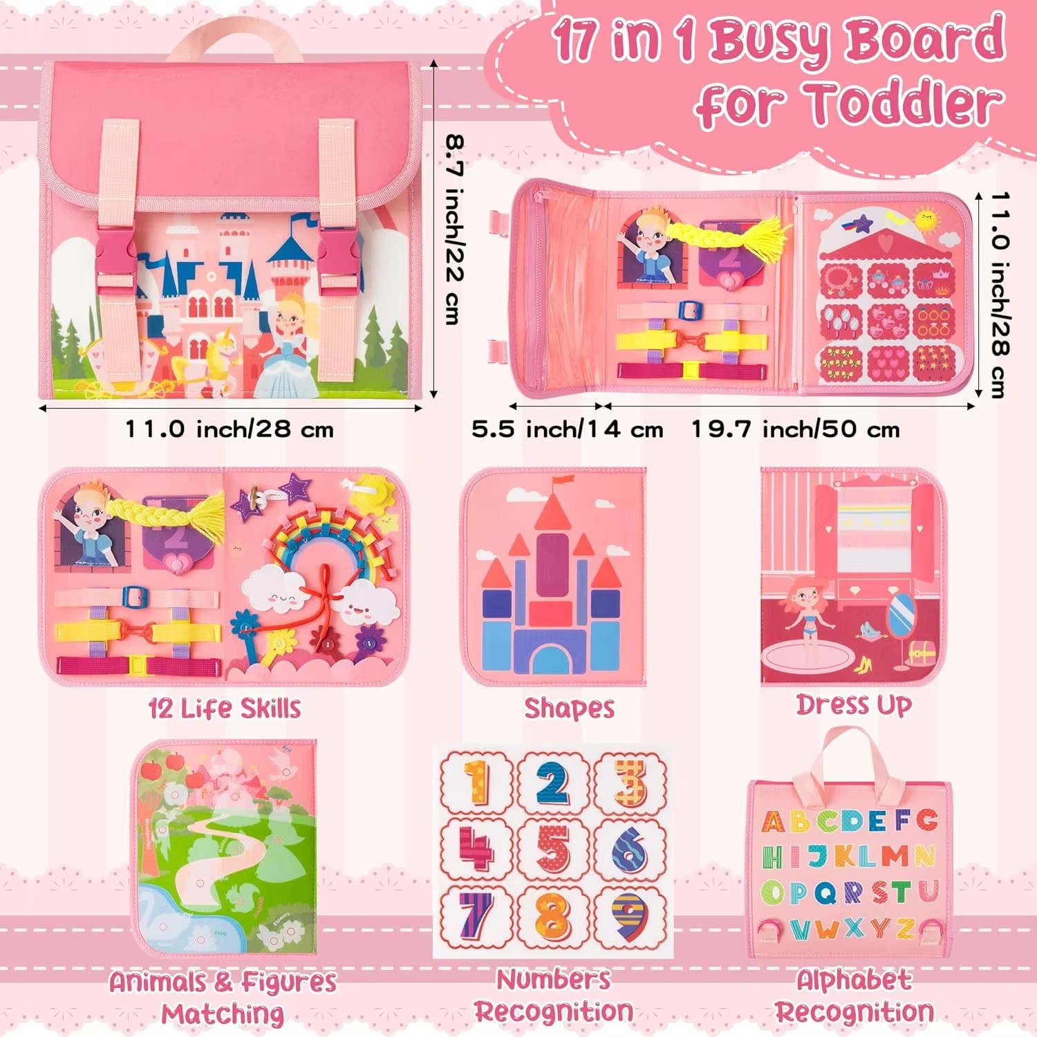 楽しいプリンセスキャッスルアクティビティバックパック｜子供た - Kids Education Activities のレビューと価格