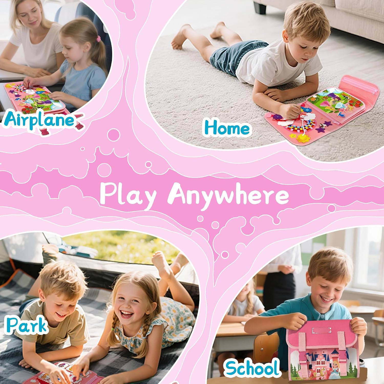 楽しいプリンセスキャッスルアクティビティバックパック｜子供た - Kids Education Activities のレビューと価格