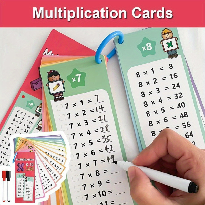 0-12 乗算カード 数学自己評価トレーニングツール 教室用 - Kids Educational Posters のレビューと価格