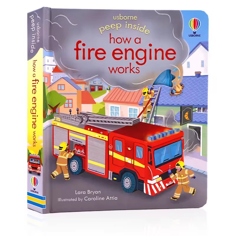 Usborne ピープインサイド 消防車の仕組みを知る 3D - Kid Educational のレビューと価格