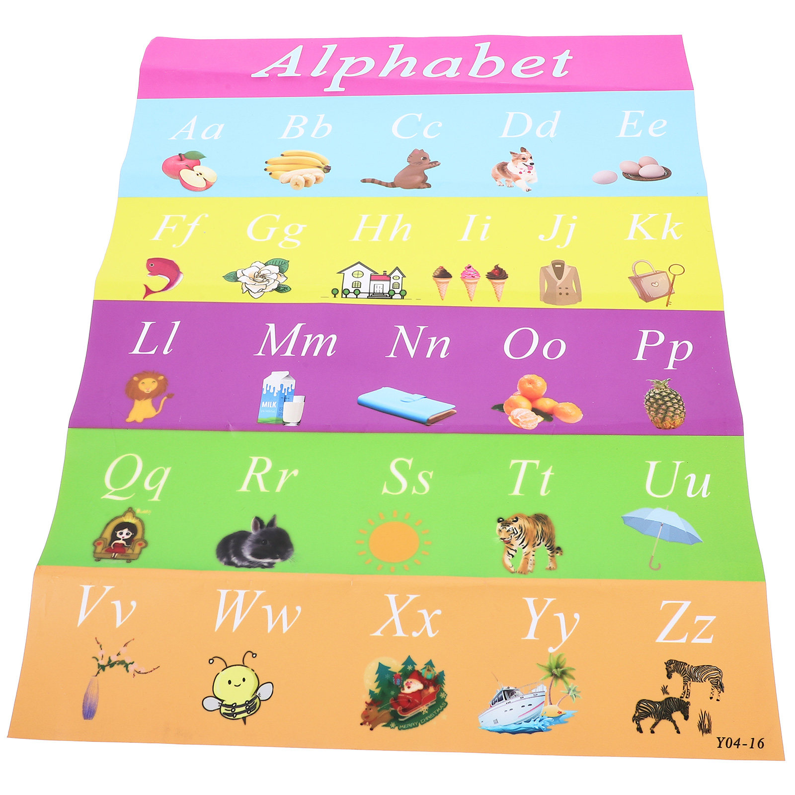 早期教育用自己粘着式アルファベットチャート 子供向け英語学習 - Kids Educational Posters のレビューと価格