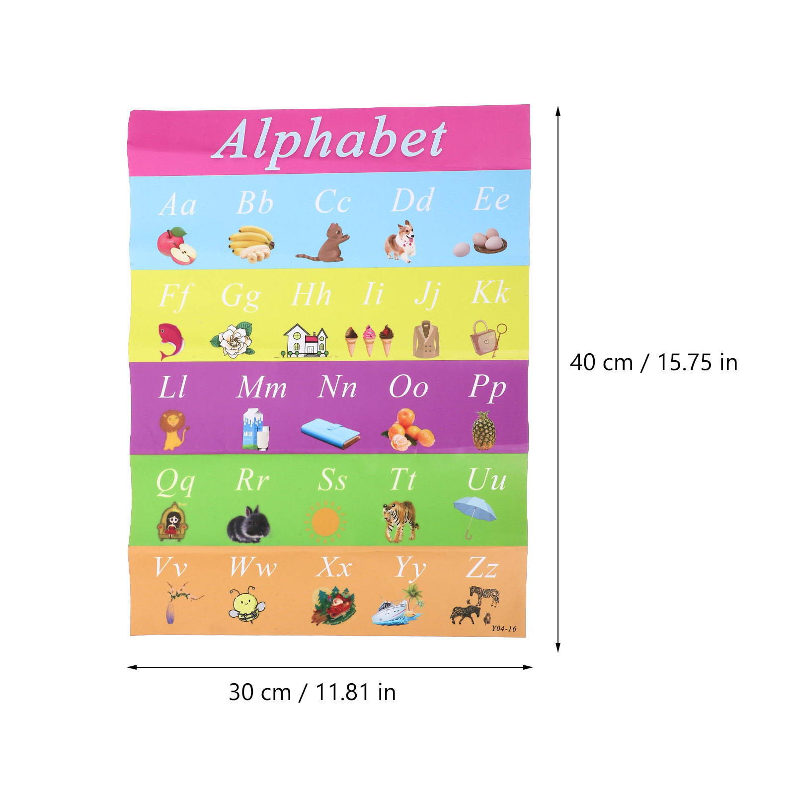 早期教育用自己粘着式アルファベットチャート 子供向け英語学習 - Kids Educational Posters のレビューと価格