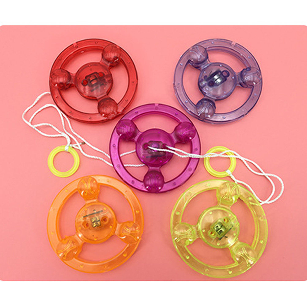 10個入りカラフルな光るプルストリングホイール、教育用おもち - Kids Education Activities のレビューと価格